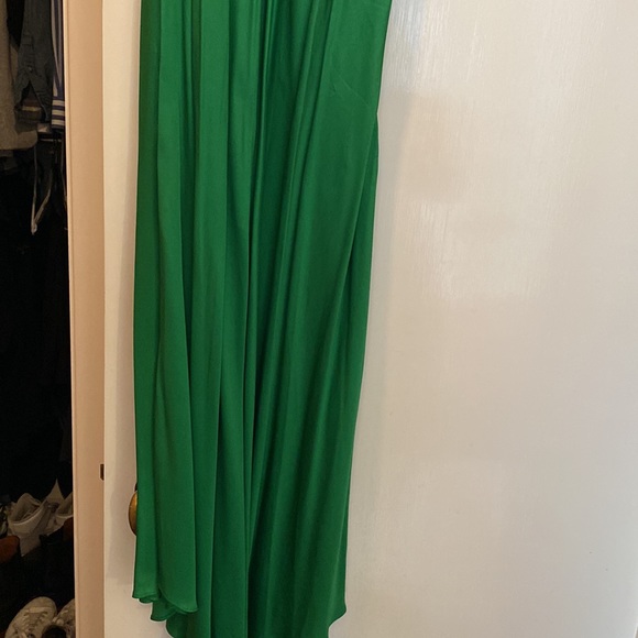 green silk L’agence dress - Picture 3 of 6